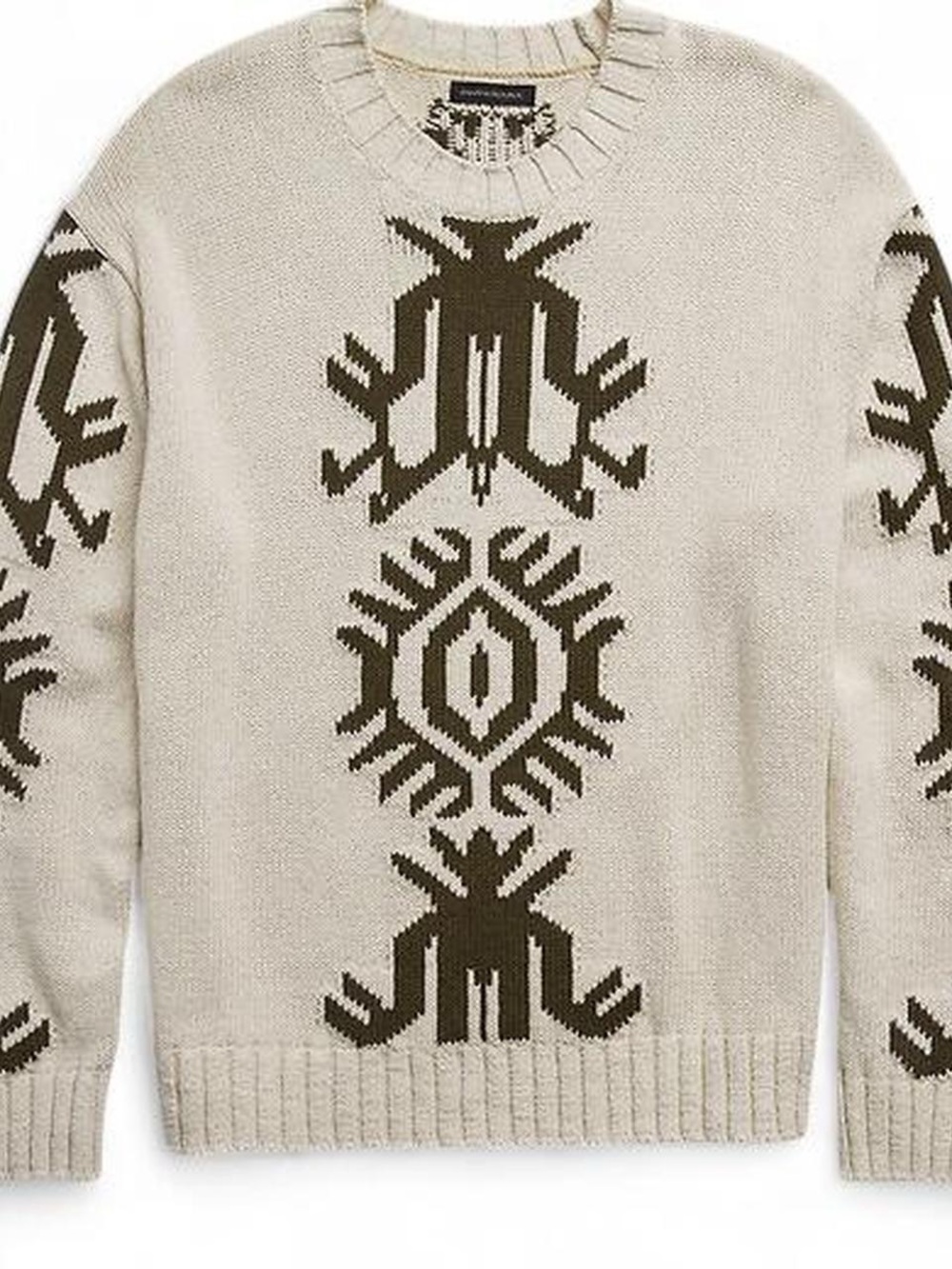 BANANA REPUBLIC  Archives Intarsia Sweater - Size Large